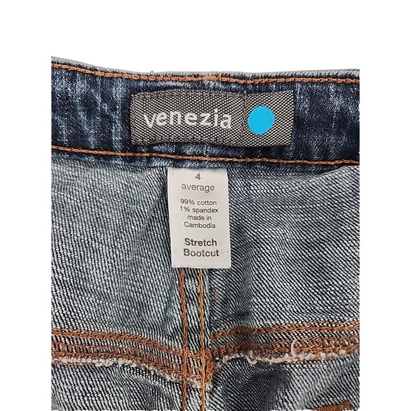 Lane Bryant Venezia Trouser Blue Jeans size 4 Average Bootcut Stretch - Picture 5 of 8